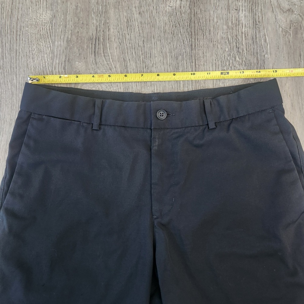 Nike Dri-Fit Men's Flat Front Golf Casual Shorts Black Size 30 Medium READ - Picture 9 of 11